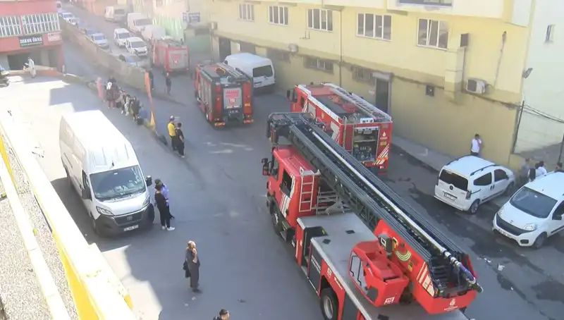 İstanbul'da Tekstil Atölyesinde Çıkan Yangın, Şehirde Panik Yarattı