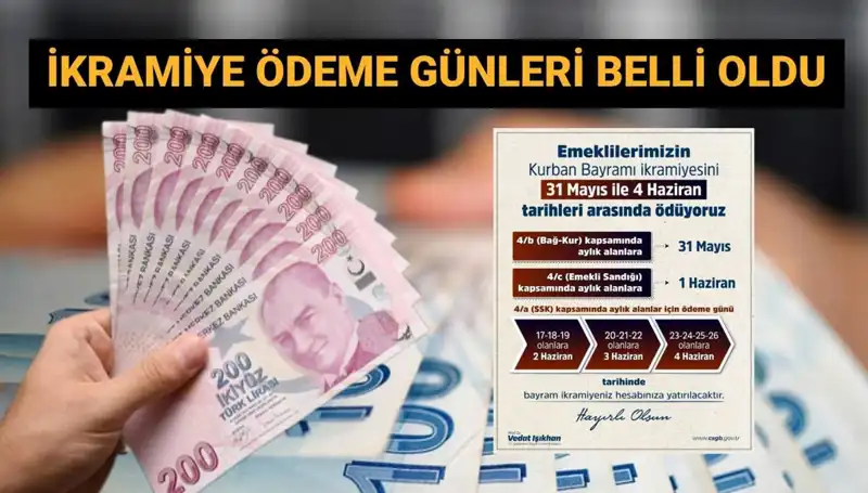 Emekli Bayram İkramiyesi Tarihleri Belli Oldu! 4 Bin TL Ödemeler Ne Zaman Yapılacak?