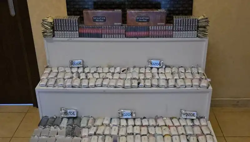 Gümrük Kaçağı Sigara Operasyonunda Büyük Ele Geçirme