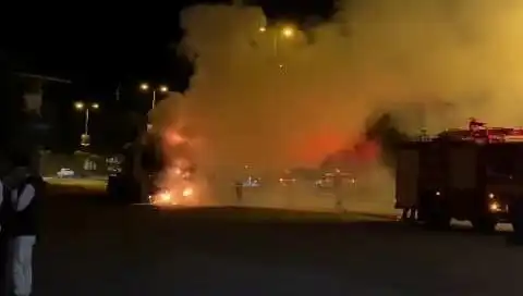 Zonguldak'ta Seyir Halindeki TIR'da Korkutan Alevler: Olay Anı Kamerada!
