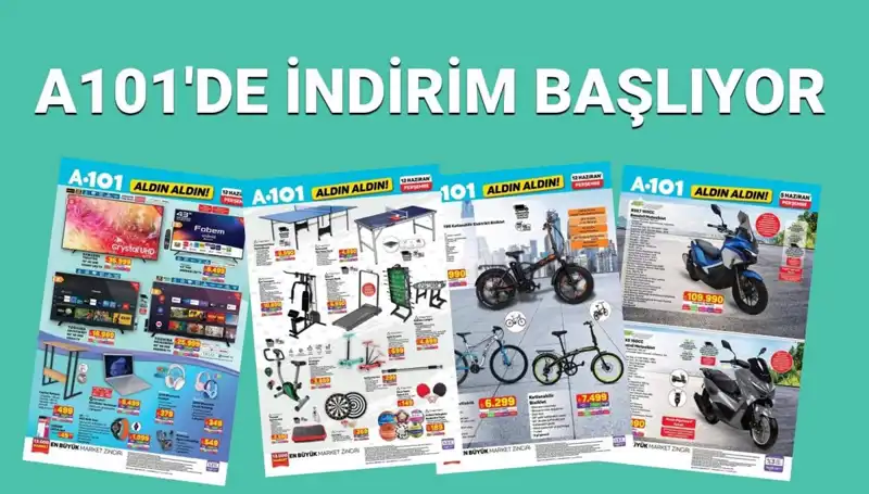A101 Market 12 Haziran Aktüel Kataloğunda Neler Var? Spor ve Teknoloji Ürünleri Şaşırtıyor!