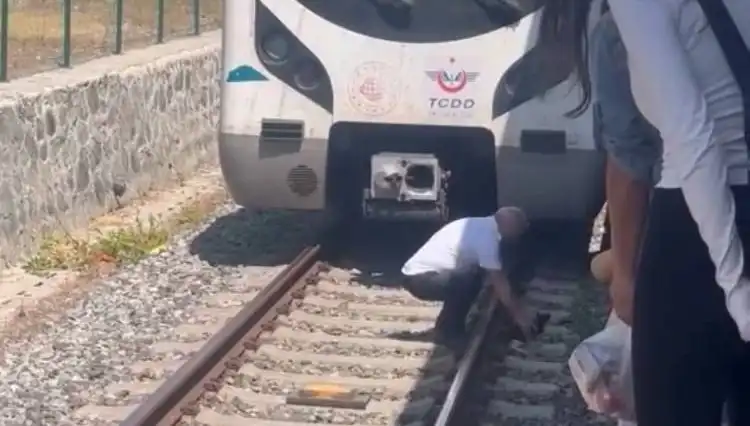 Raylardaki Kediyi Fark Eden Makinistten Örnek Davranış: Marmaray'ı Durdurdu!