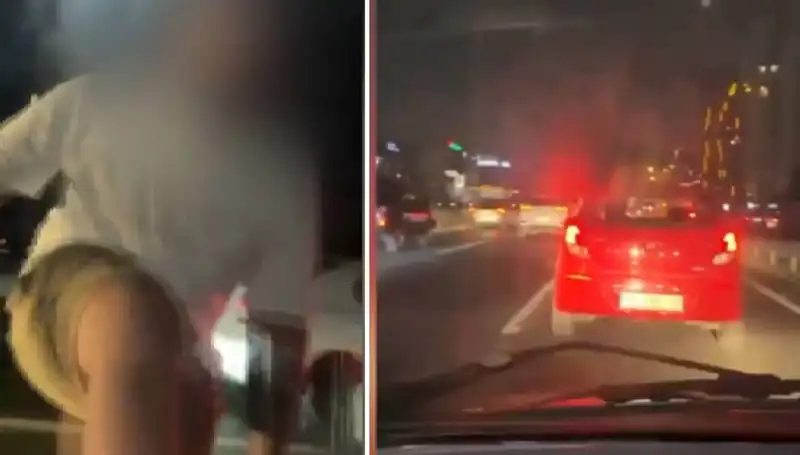 Trafik Magandası Yine Sahneye Çıktı: İnanılmaz Anlar Kamerada
