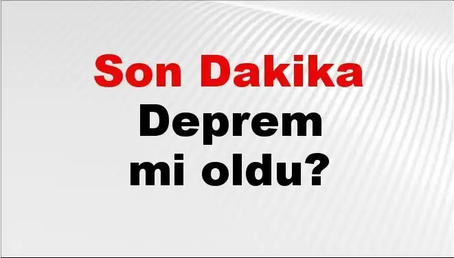 Tekirdağ'da Büyük Tedirginlik: Son Depremle İlgili Tüm Detaylar