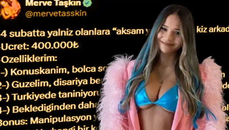 Merve Taşkın'dan Şaşırtan İddia: Akşam Yemeği İçin 400 Bin Lira İstemişti